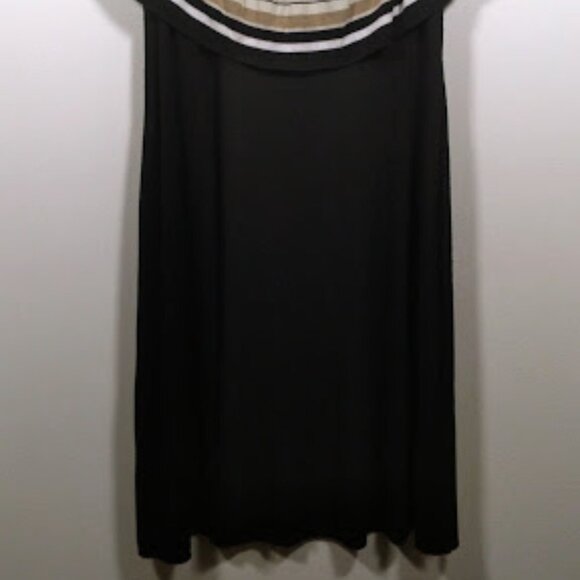 Bailey 44 Black Tan Summer Dress Size: M - Picture 3 of 12